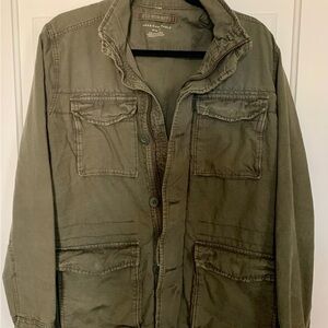 American Eagle Outfitters Military Olive Green Field Jacket